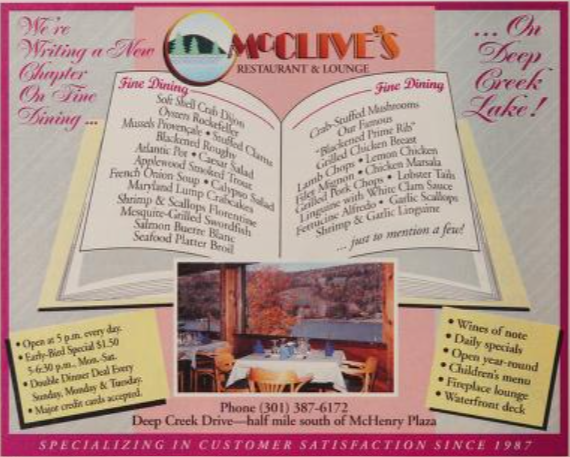 McClive’s Fine Dining Restaurant